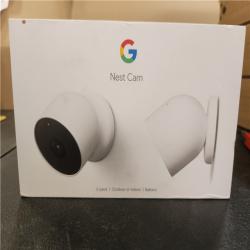 Phoenix AS-IS Google Nest Indoor/Outdoor Wireless Smart Security Camera (Battery) 2-Pack