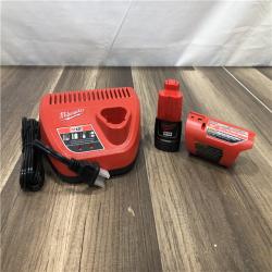 AS-IS Milwaukee Women's Large 12-Volt Lithium Ion Cordless Blue Heated Hooded Jacket Kit