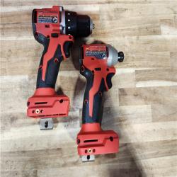 HOUSTON LOCATION - AS-IS Milwaukee 18V Lithium-Ion Brushless Cordless Compact Drill/Impact Combo Kit