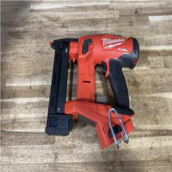 Houston Location AS-IS Milwaukee FUEL 18-Volt Lithium-Ion Brushless Cordless 18-Gauge 1/4 in. Narrow Crown Stapler (Tool-Only)