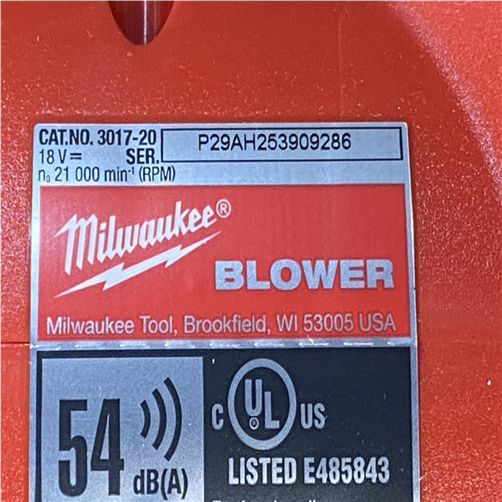 Houston Location AS-IS Milwaukee FUEL 120 MPH 500 CFM 18V Lithium-Ion Brushless Cordless Handheld Blower (Tool-Only)