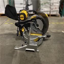 Dallas Location - As-Is 	AS-IS - DeWalt 15 Amp Corded 12 in. Compound Double Bevel Miter Saw