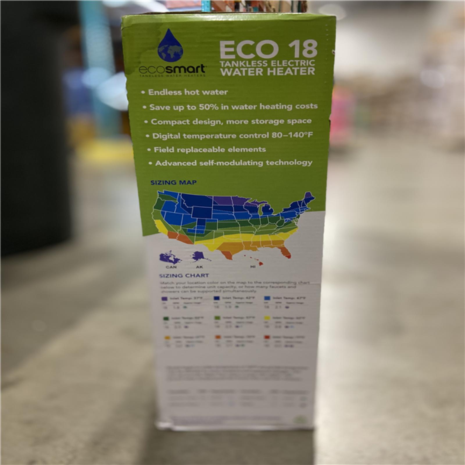 DALLAS LOCATION - EcoSmart 18 kW 3.51 GPM 240-Volt Electric Tankless Water Heater