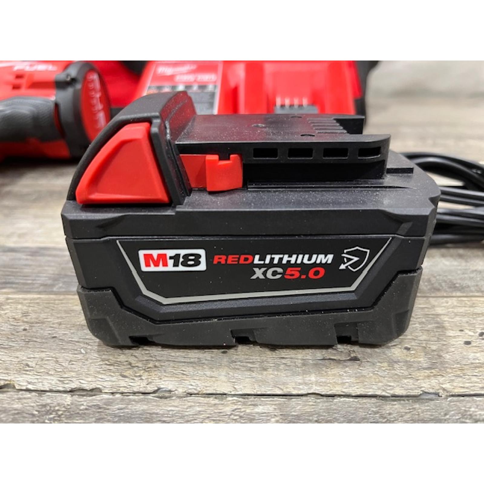 AS-IS Milwaukee FUEL 18V Lithium-Ion Brushless Cordless 1/2 in. Impact Wrench w/Friction Ring Kit