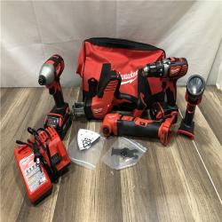 AS-IS Milwaukee M18 18V Lithium-Ion Cordless Combo Kit