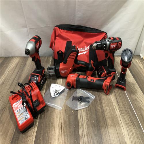 AS-IS Milwaukee M18 18V Lithium-Ion Cordless Combo Kit