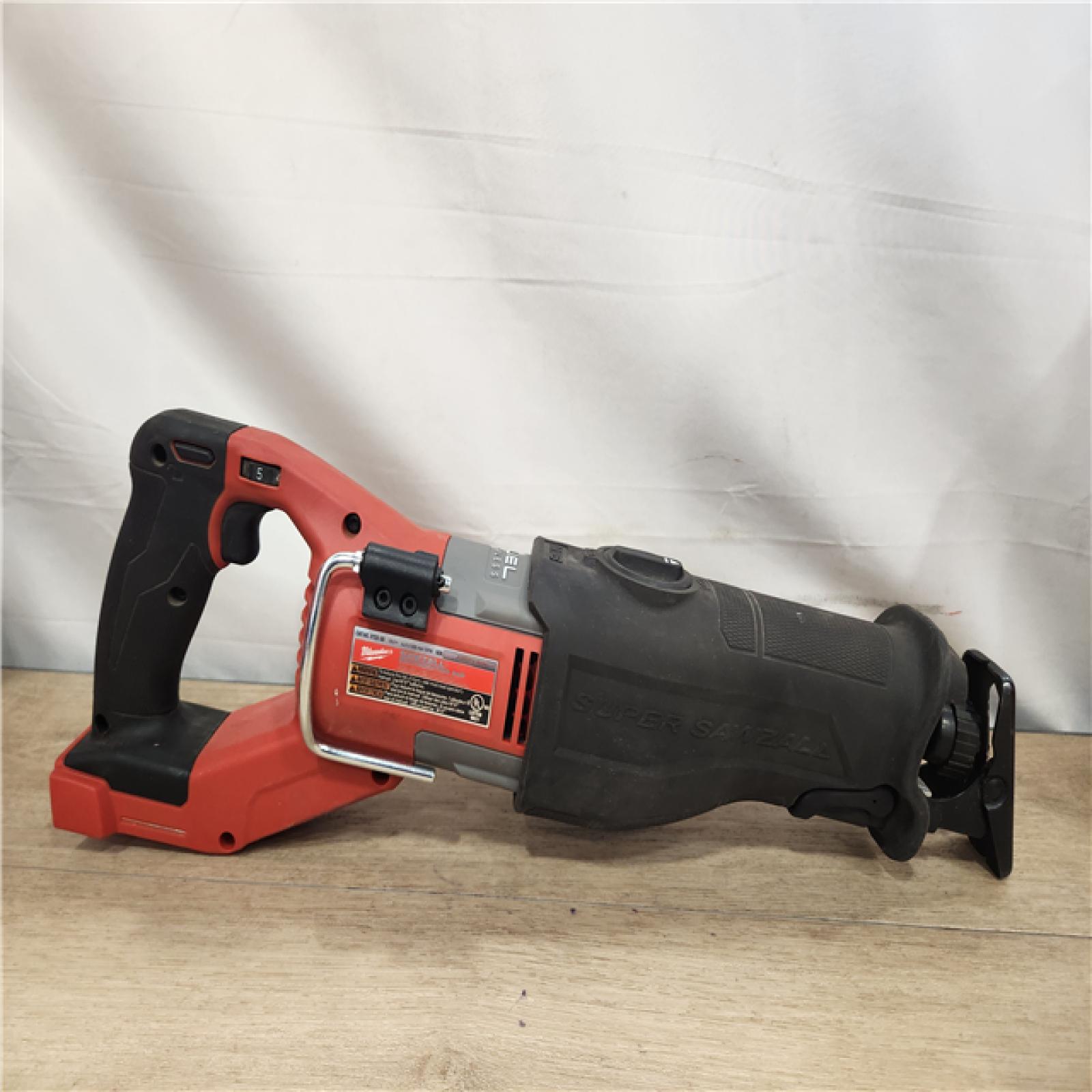AS-IS- Milwaukee M18 Fuel 18V Brushless Super Sawzall Reciprocating Saw (Bare Tool)