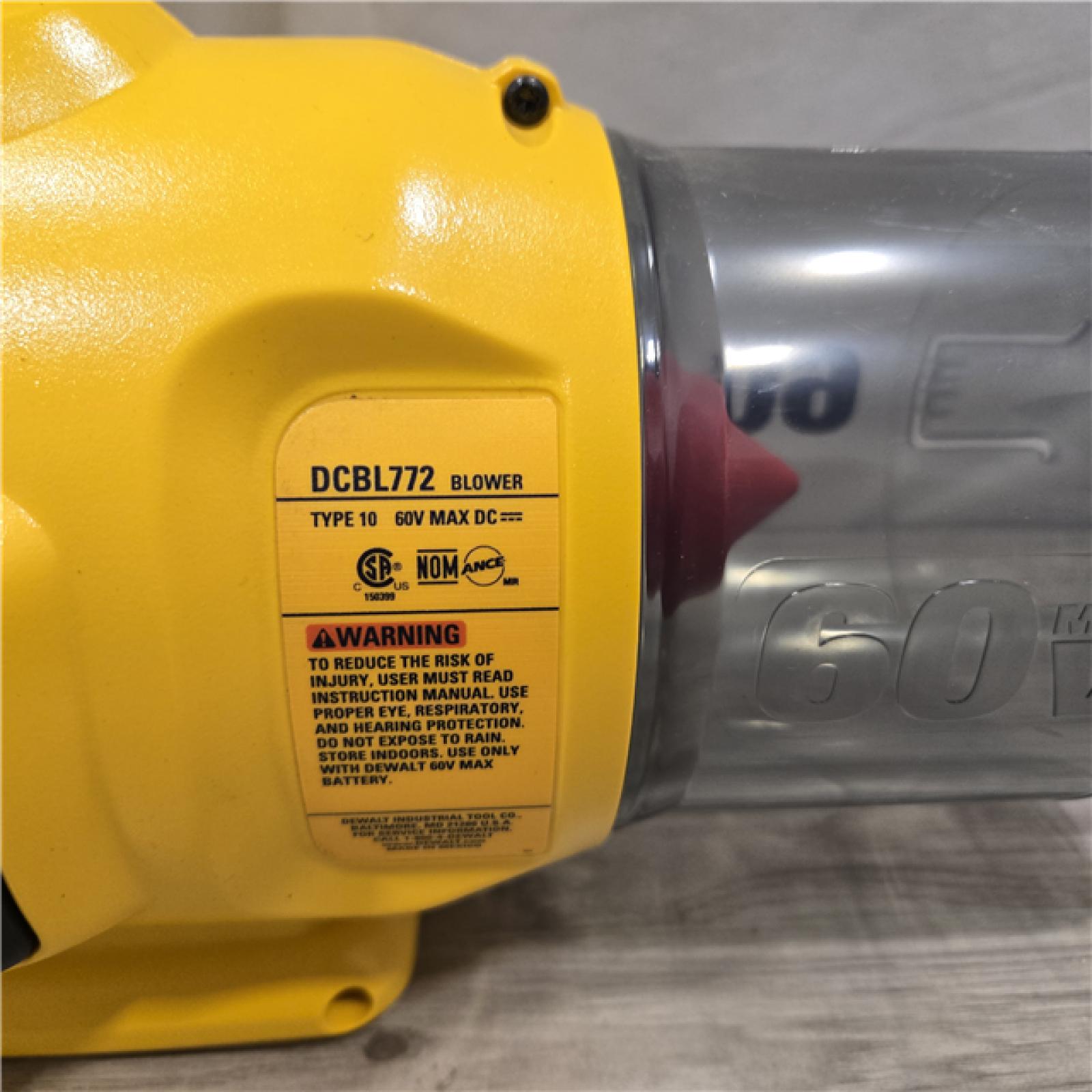 AS-IS DeWalt 60V AXIAL BLOWER Kit