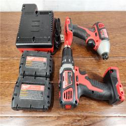 AS-IS Milwaukee M18 Brushed Cordless Drill/Driver (2-Tool) Combo Kit