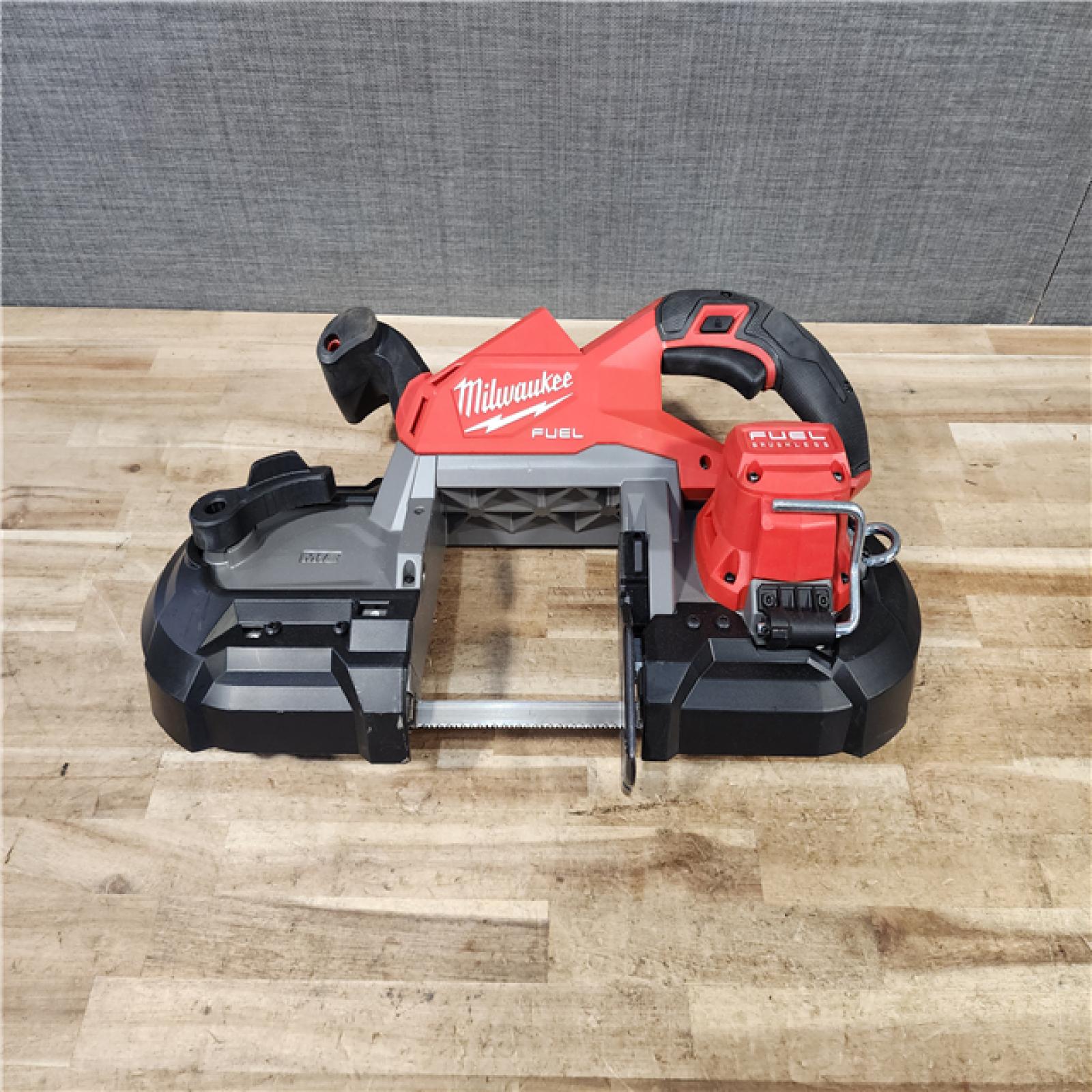 HOUSTON LOCATION - AS - IS Milwaukee FUEL 18V Lithium-Ion Brushless Cordless Deep Cut Band Saw (Tool-Only)