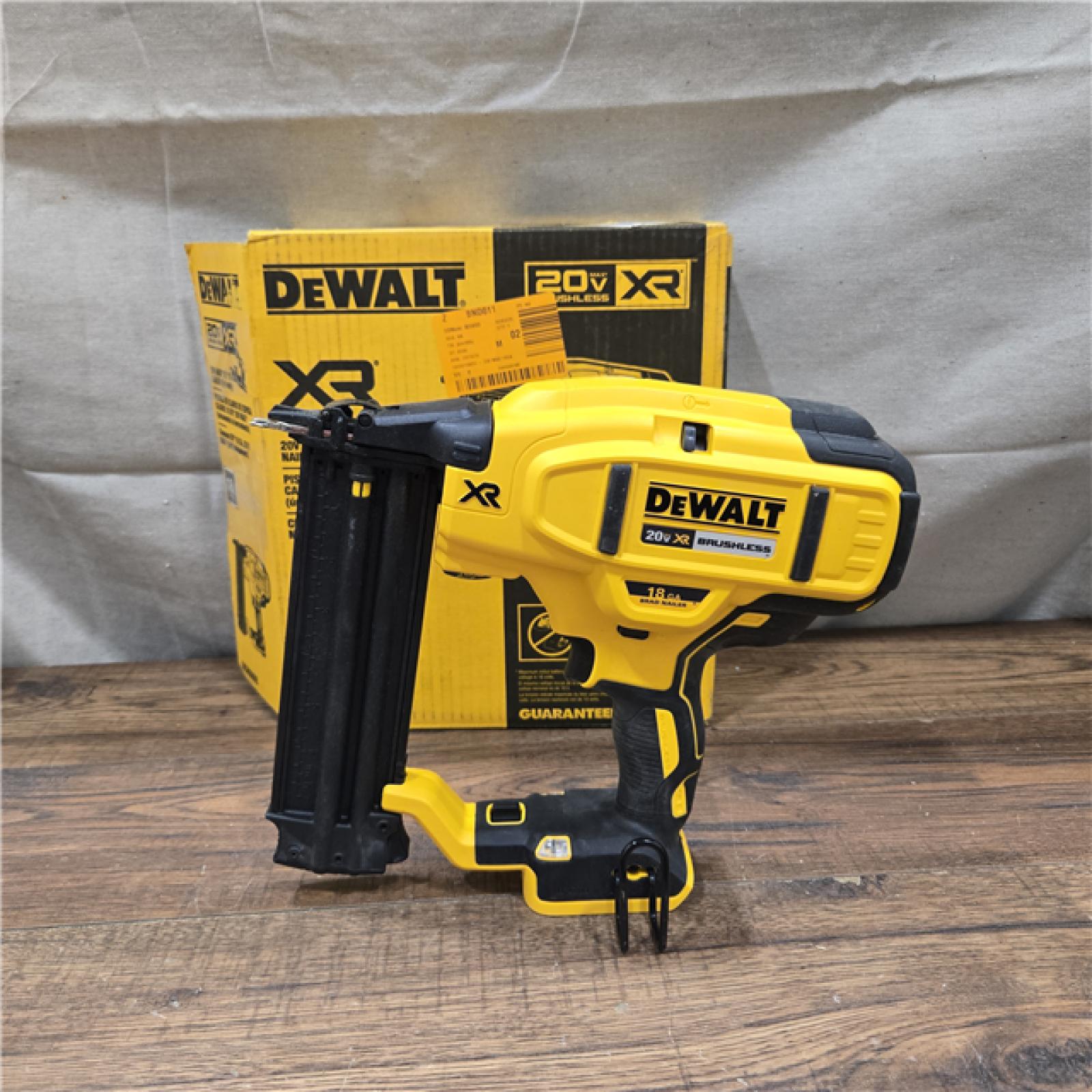 AS-IS DEWALT Cordless 20V MAX XR Brad Nailer (Tool Only)