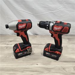 AS-IS Milwaukee M18 18-Volt Lithium-Ion Cordless Combo Kit 7-Tool with 2-Batteries, Charger and Tool Bag