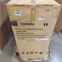 Phoenix NEW Husky Heavy-Duty 52 in. W x 20 in. D 9-Drawer Matte Gray Rolling Tool Cabinet