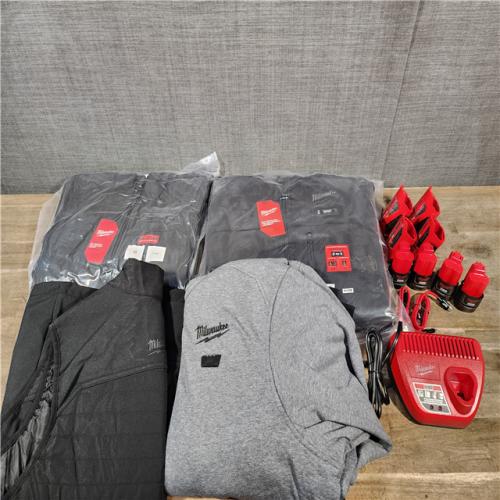 HOUSTON LOCATION - AS-IS MILWAUKEE 4 HEATED CLOTHING COMBO KIT