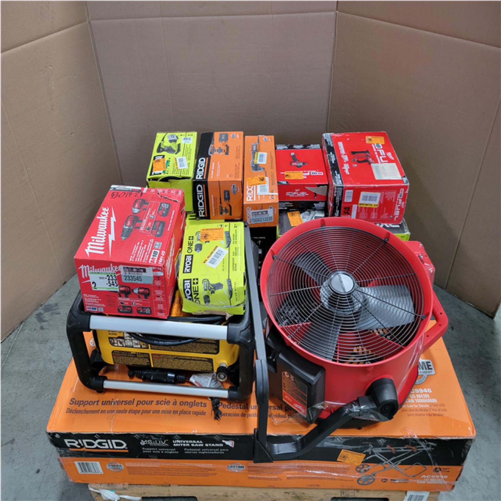 CALIFORNIA AS-IS TOOL PALLET