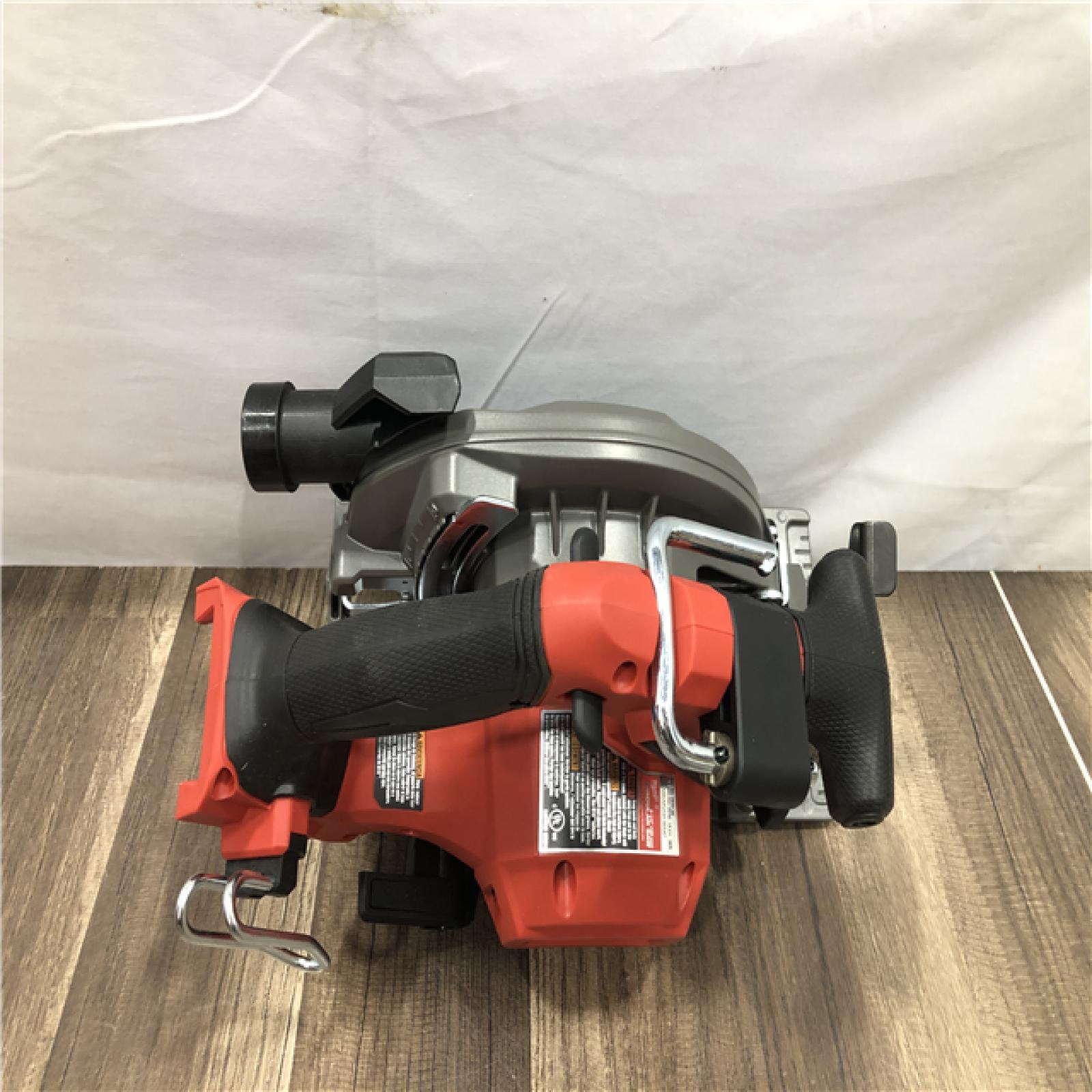 AS-IS Milwaukee FUEL 18V Lithium-Ion Brushless Cordless 6-1/2 in. Circular Saw (Tool-Only)