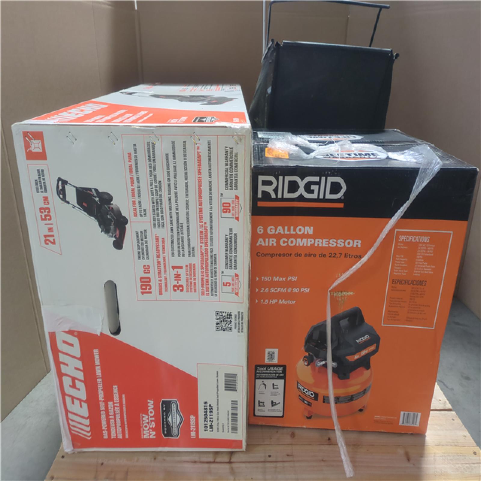 CALIFORNIA AS-IS OUTDOOR POWER EQUIPMENT