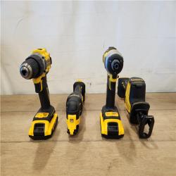 AS-IS- DeWalt 20V MAX ATOMIC Cordless Brushless 4-Tool Combo Kit