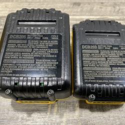AS-IS DEWALT 20V MAX Lithium-Ion Battery Kit with 5.0Ah and 2.0Ah Battery and Charger