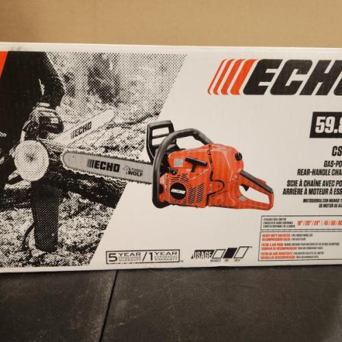 Phoenix NEW ECHO 20 in. 59.8 cc Gas 2-Stroke Rear Handle Timber Wolf Chainsaw (SEALED)