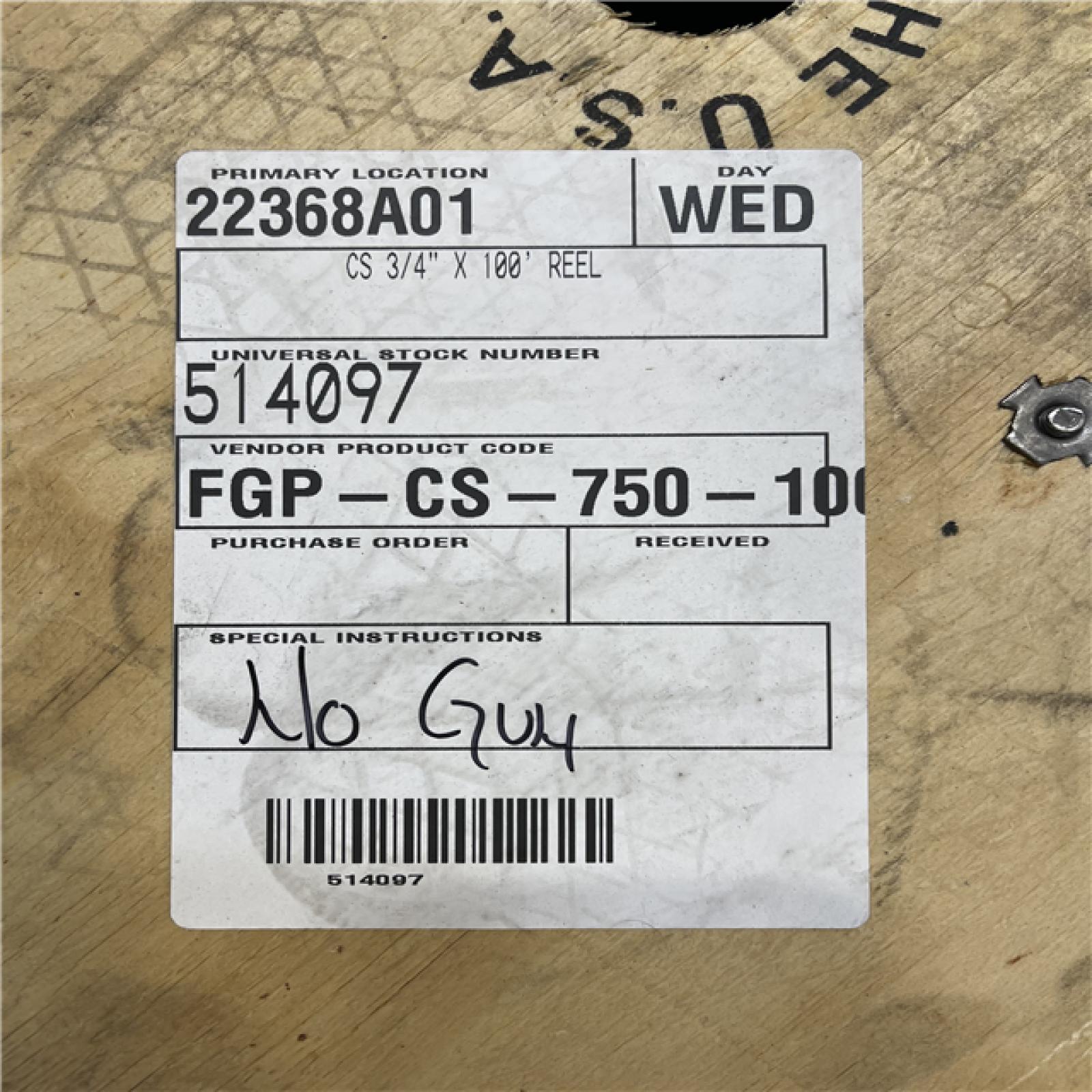 DALLAS LOCATION- TRACPIPE FLEXING GAS PIPE MIXED PALLET (3 UNITS)