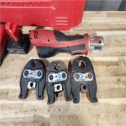 HOUSTON LOCATION - AS - IS Milwaukee 12-Volt Lithium-Ion Force Logic Cordless Press Tool Kit