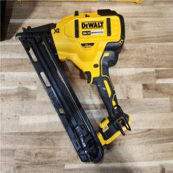 HOUSTON LOCATION - AS-IS DEWALT 20V MAX XR Lithium-Ion Cordless 2-1/2 in. 15-Gauge Finish Nailer Kit