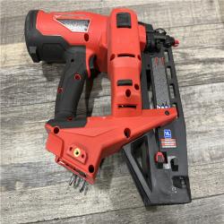 AS-IS Milwaukee FUEL 18-Volt Lithium-Ion Brushless Cordless Gen ll 16-Gauge Straight Finish Nailer (Tool Only)