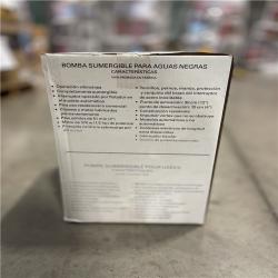 NEW! -ZOELLER M267 Sewage Pump with 10' Cord