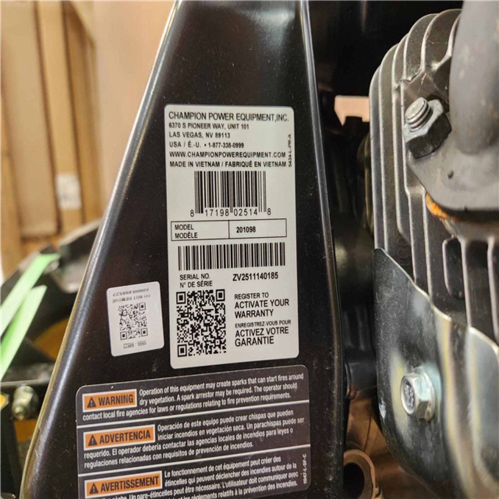 Phoenix NEW Champion Power Equipment 22 in. Counter Rotating Gas Rear Tine Tiller with Self-Propelled Agricultural Tires