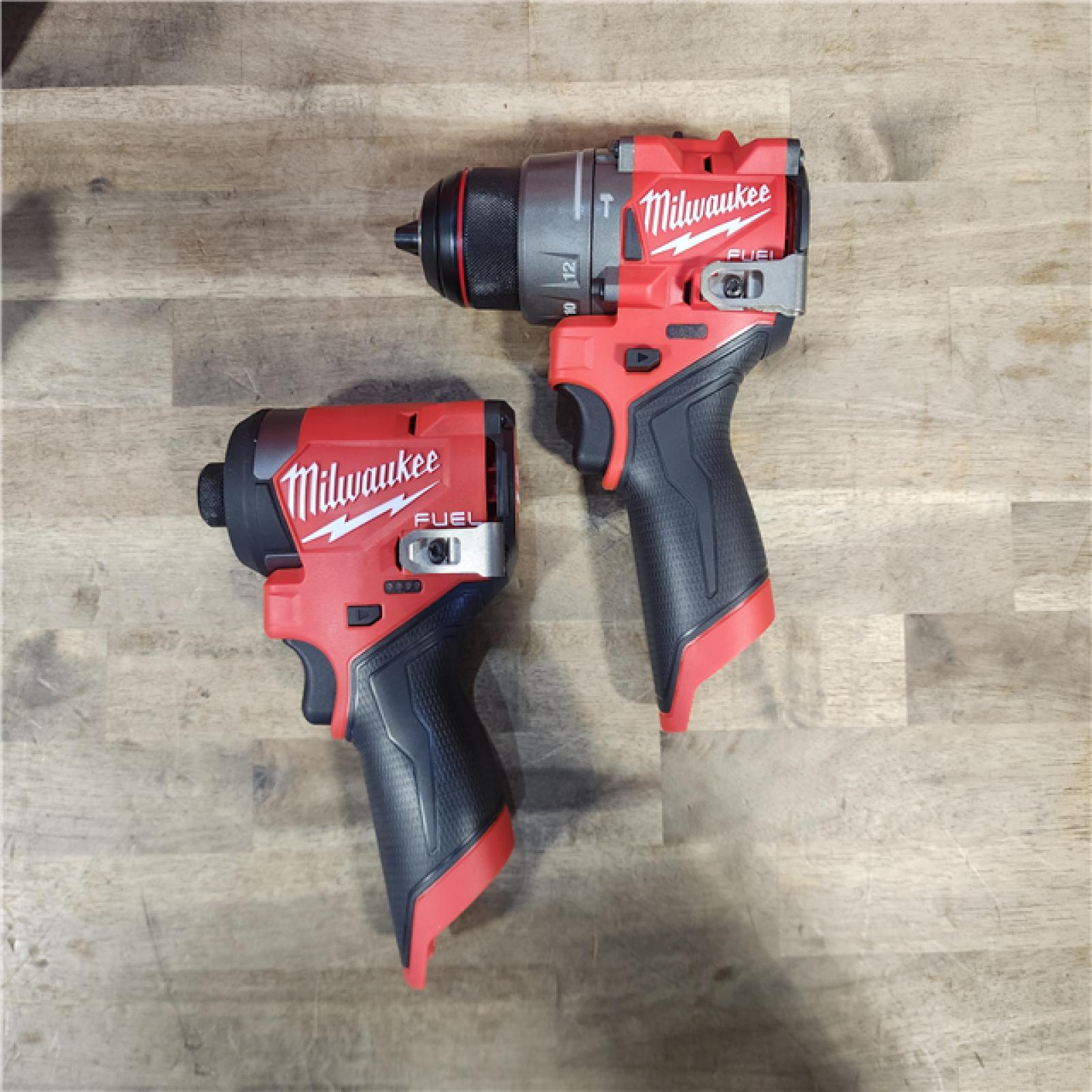 HOUSTON LOCATION - AS-IS (APPEARS LIKE NEW) Milwaukee 3497-22 12V Brushless Hammer Drill and Impact Driver Combo Kit