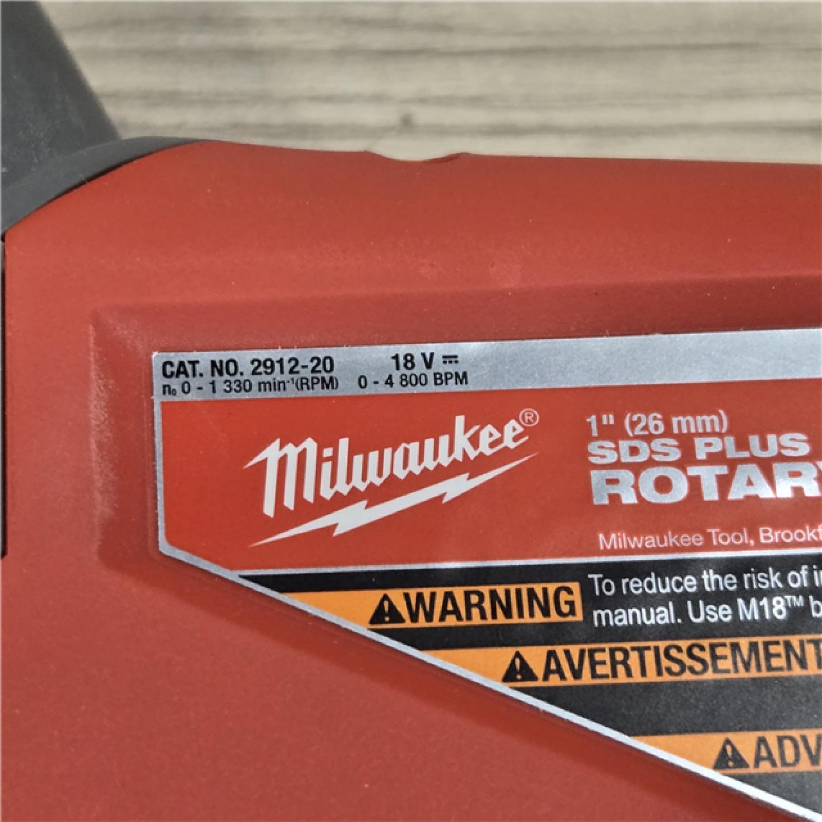 AS-IS Milwaukee M18 FUEL 18V Cordless 1 in. SDS-Plus Rotary Hammer (Tool-Only)