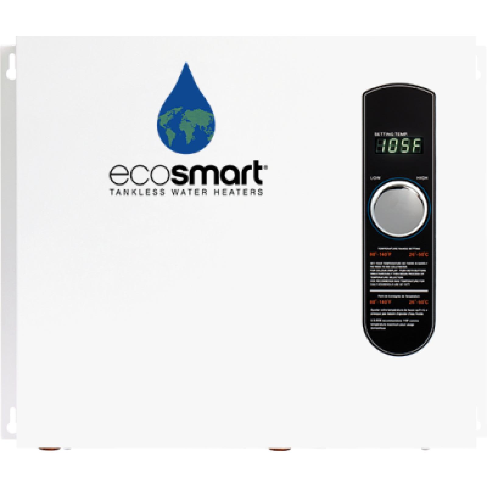 HOUSTON LOCATION - AS-IS (NEW) ECOSMART ECO36 TANKLESS ELECTRIC WATER HEATER