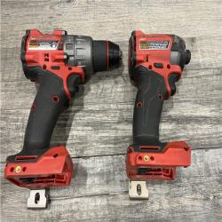 AS-IS Milwaukee FUEL 18V Lithium-Ion Brushless Cordless Hammer Drill and Impact Driver Combo Kit