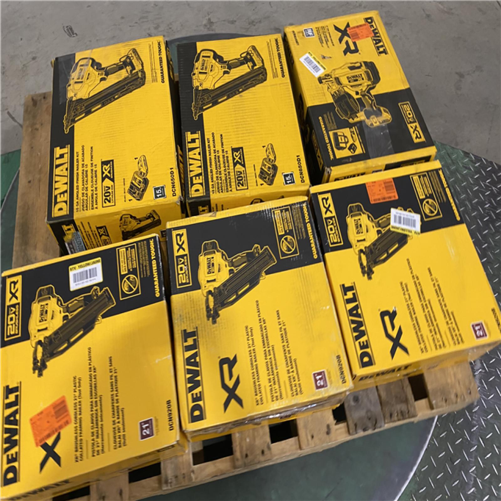 DALLAS LOCATION -AS-IS DEWALT NAILER PALLET -(6 UNITS)