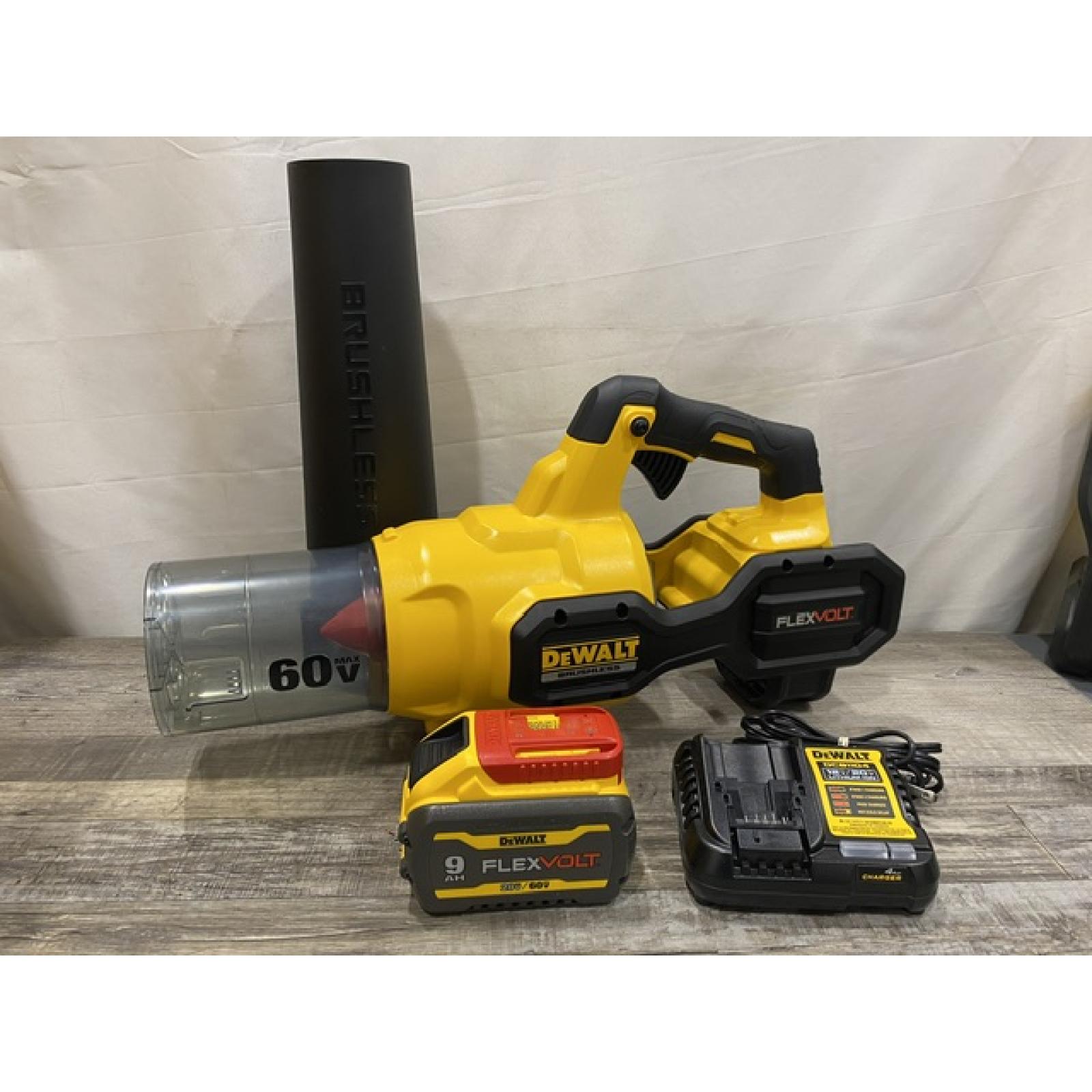 AS-IS DEWALT FLEXVOLT 60V MAX 125 MPH 600 CFM Brushless Cordless Battery Powered Blower Kit