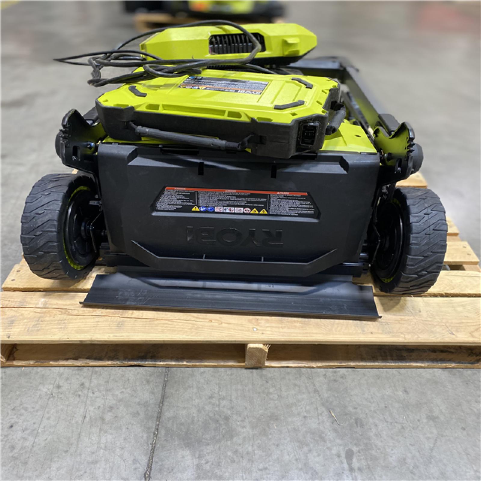 Dallas Location - As-Is RYOBI 80V HP 30 in.Lawn Mower with Battery and Charger