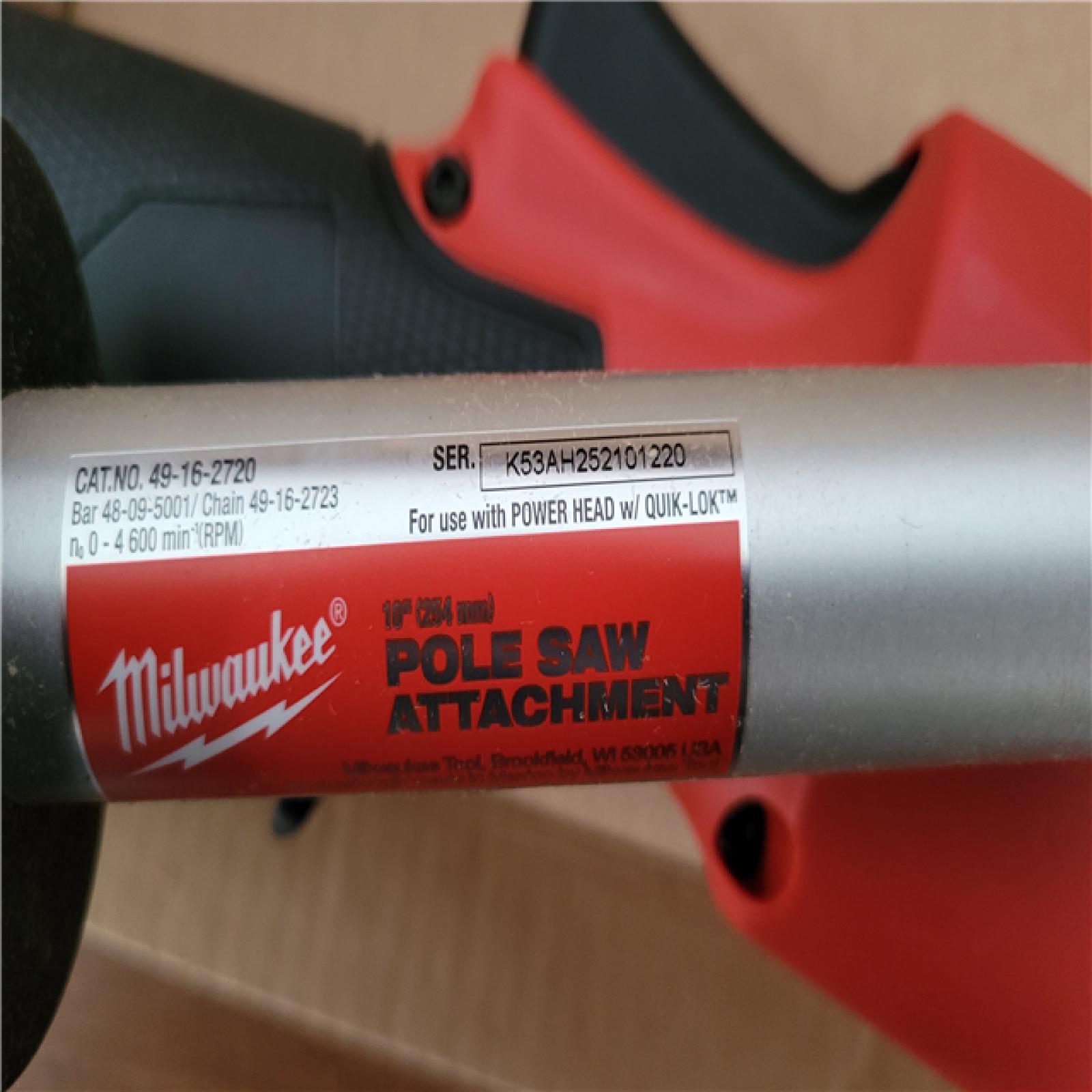 California NEW Milwaukee Pole Saw (Tool Only)