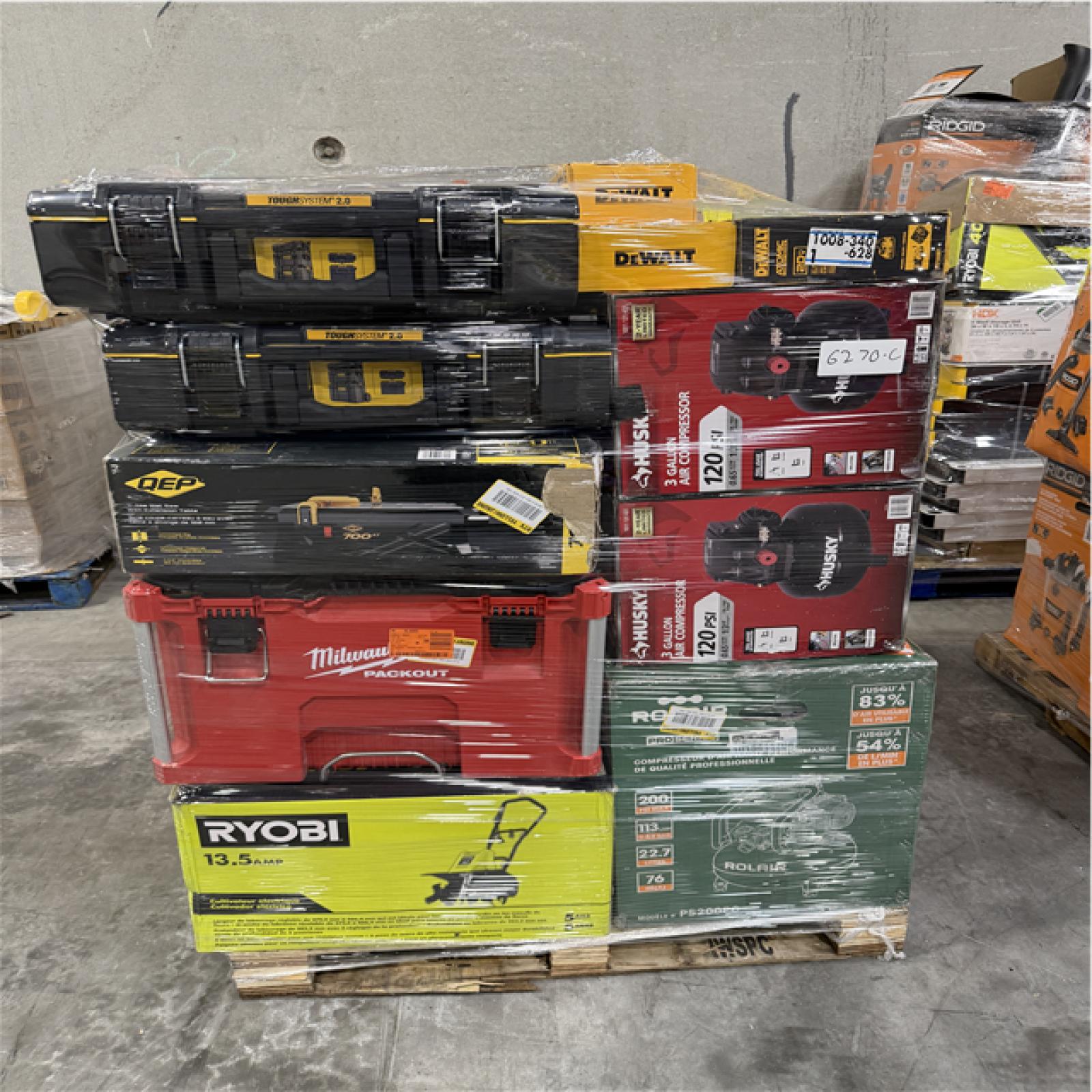 Atlanta Location As-Is Tools and More Partial Truckload (8 Pallets) 6270-C