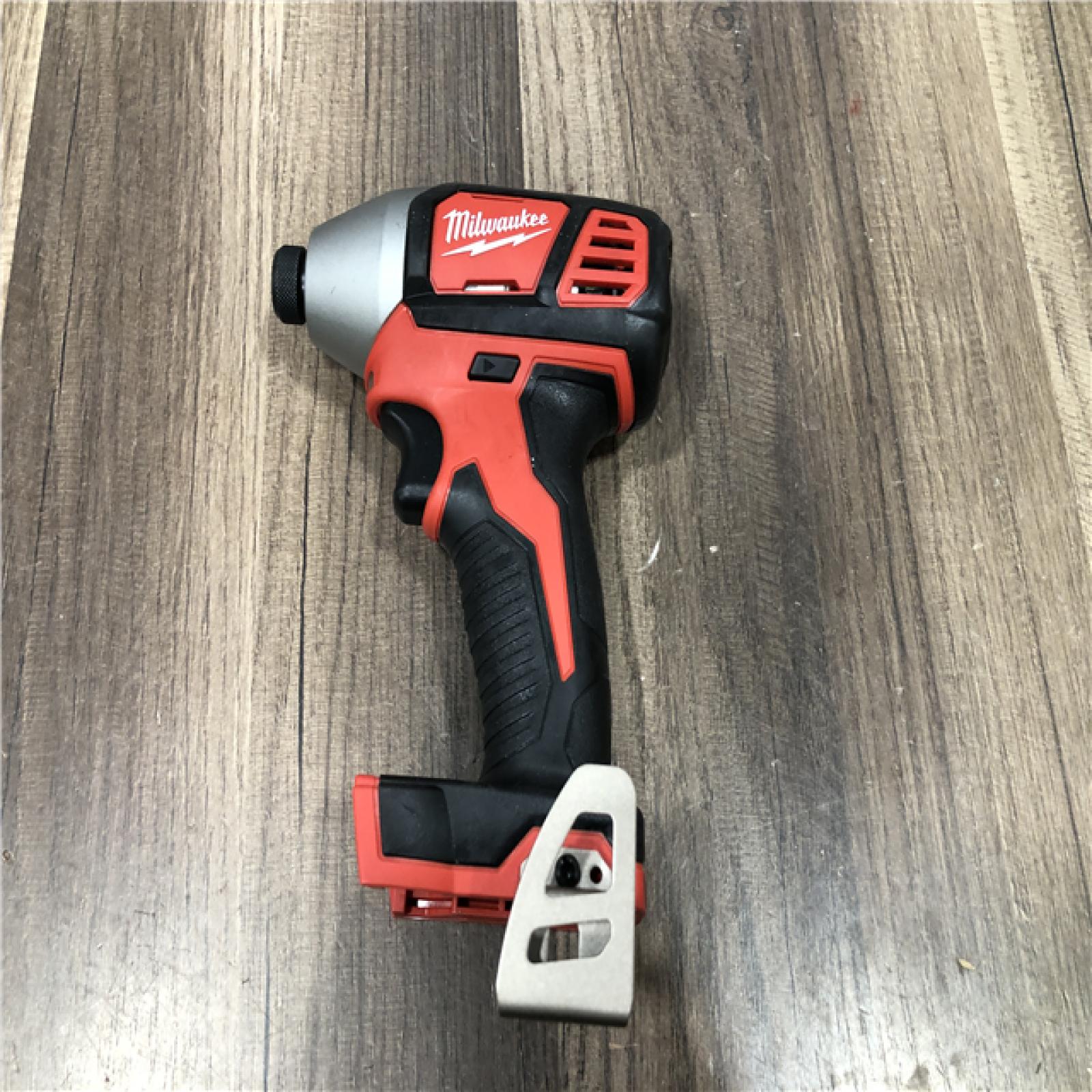 AS-IS Milwaukee M18 18V Lithium-Ion Cordless 1/4 in. Hex Impact Driver (Tool-Only)