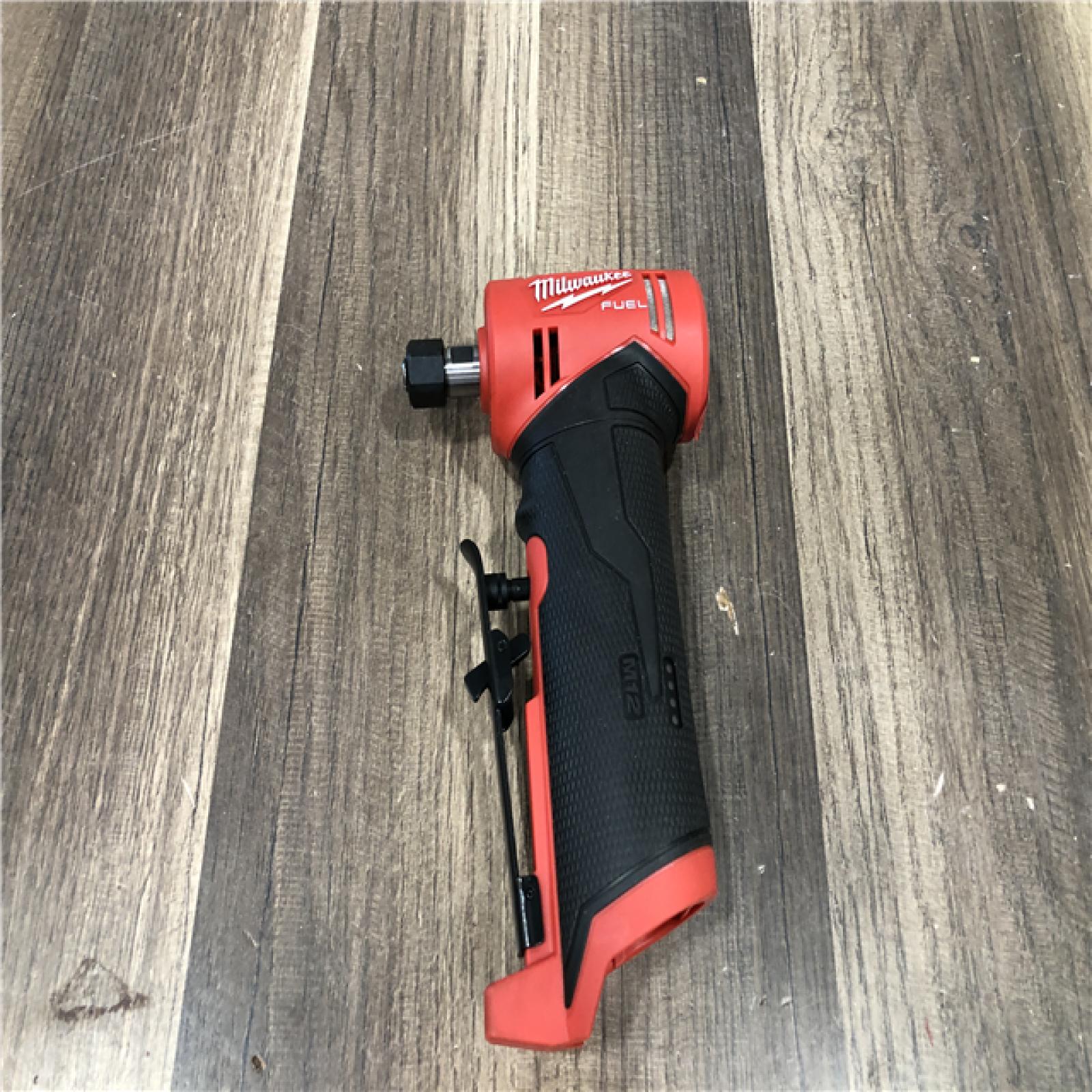 AS-IS Milwaukee FUEL 12V Lithium-Ion Brushless Cordless 1/4 in. Right Angle Die Grinder (Tool-Only)