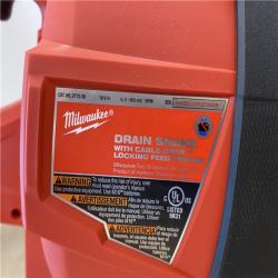 AS-IS Milwaukee FUEL 18-Volt Lithium-Iron Cordless Plumbing Drain Snake Auger Kit