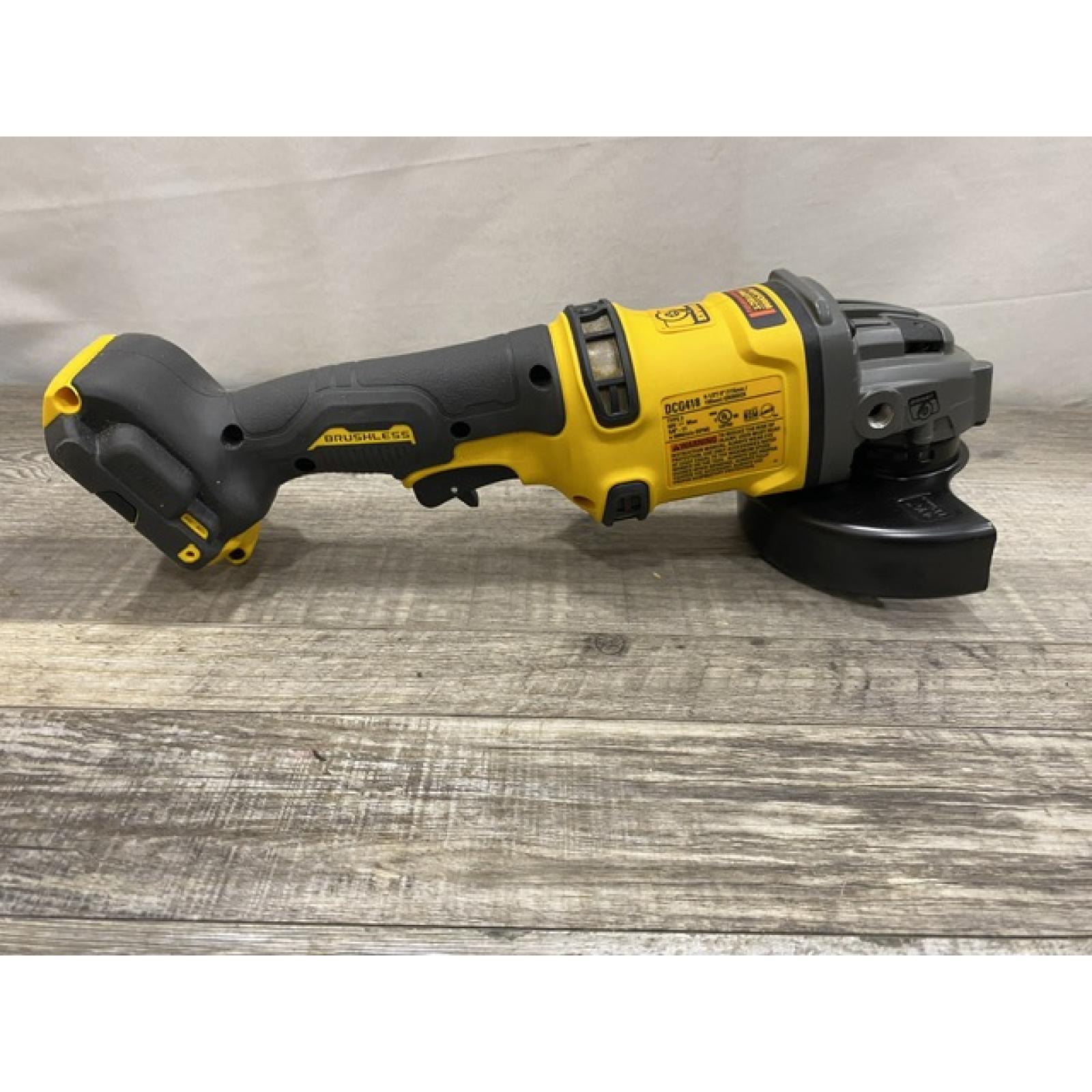 AS-IS DEWALT FLEXVOLT 60V MAX Cordless Brushless 4.5 in. to 6 in. Small Angle Grinder with Kickback Brake (Tool Only)