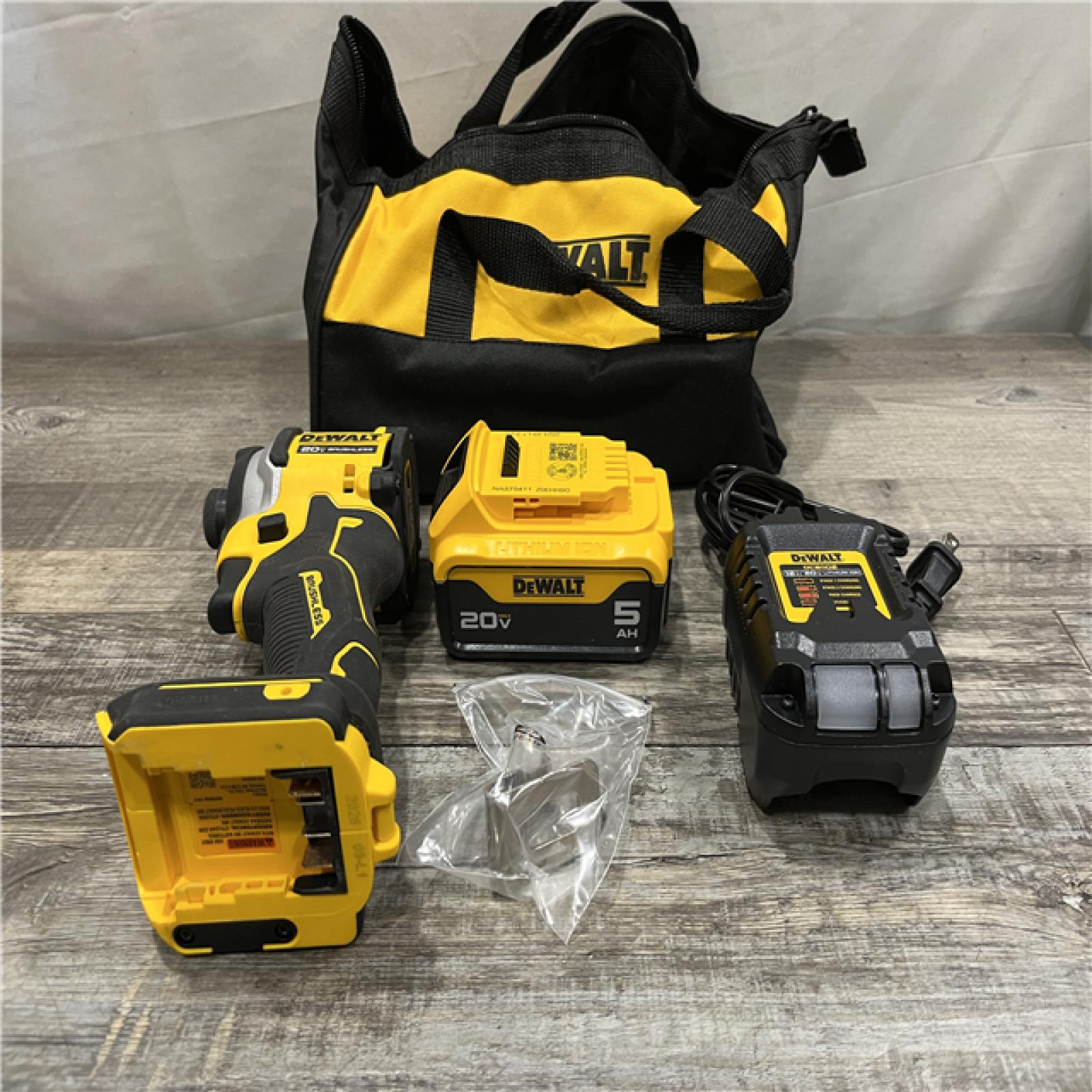 AS-IS DEWALT ATOMIC 20V MAX Lithium-Ion Cordless 1/4 in. Brushless Impact Driver Kit