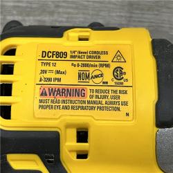 AS-IS DEWALT Atomic 20V Max Lithium-Ion Brushless Cordless Compact 1/4 in. Impact Driver Kit