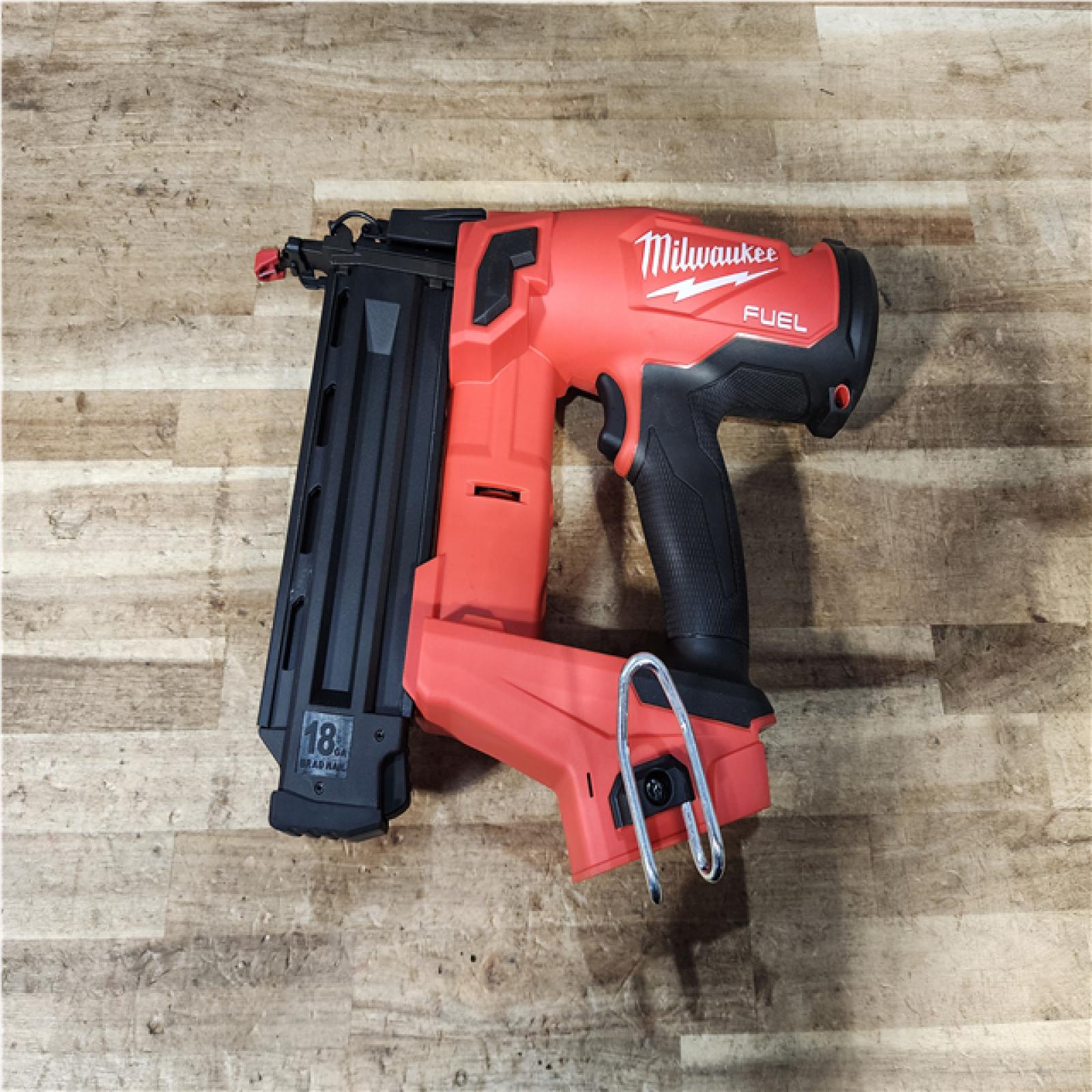 Houston Location AS-IS Milwaukee FUEL 18-Volt Lithium-Ion Brushless Cordless Gen II 18-Gauge Brad Nailer (Tool-Only)