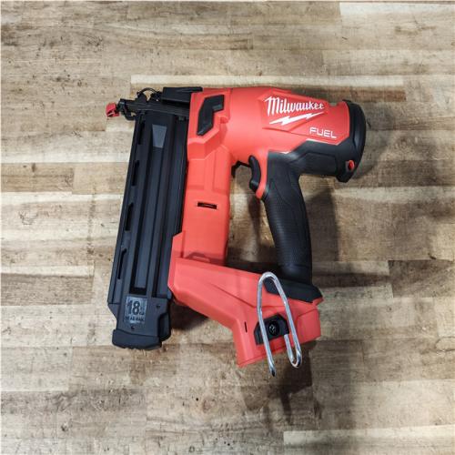 Houston Location AS-IS Milwaukee FUEL 18-Volt Lithium-Ion Brushless Cordless Gen II 18-Gauge Brad Nailer (Tool-Only)