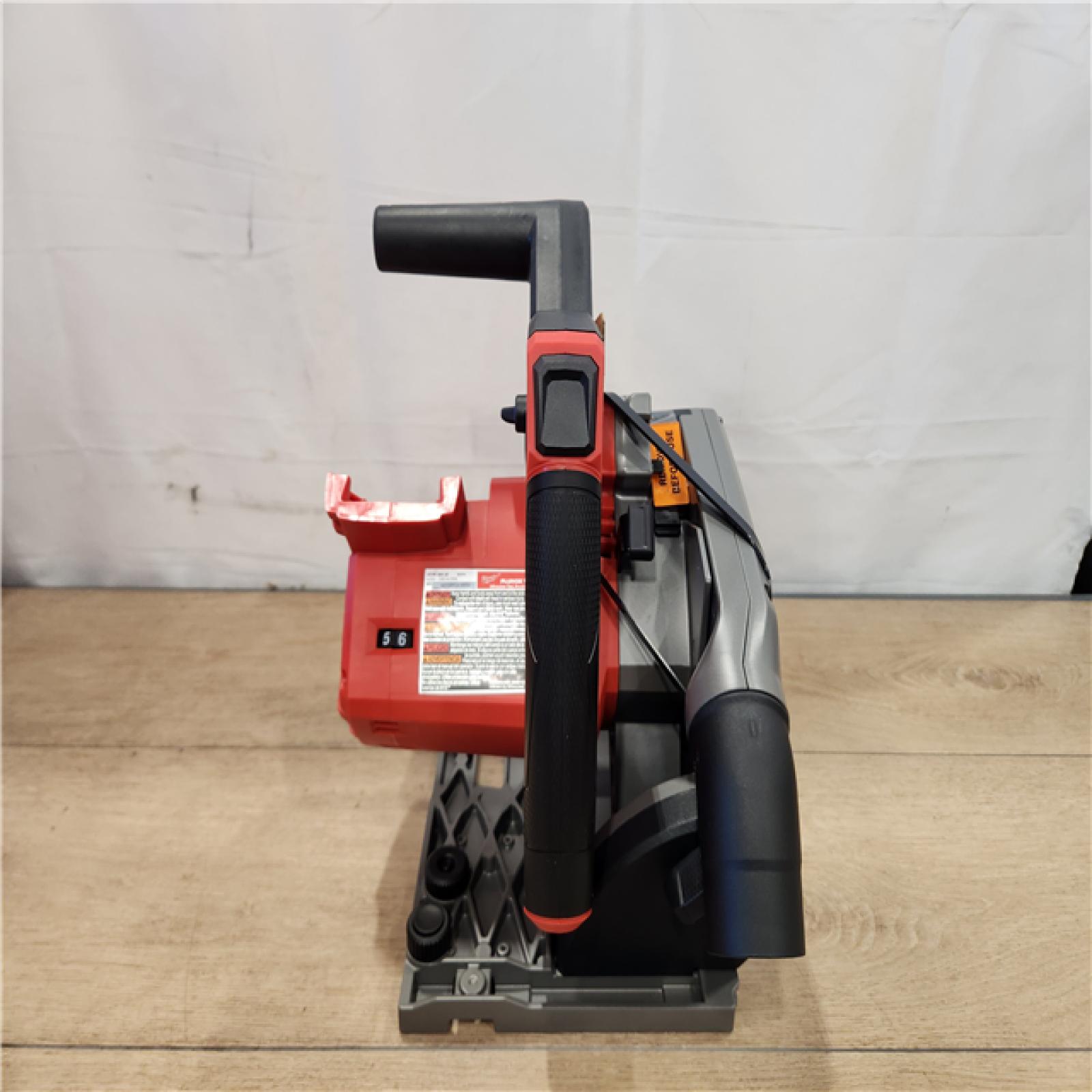 AS-IS- Milwaukee  FUEL 18V Lithium-Ion Cordless Brushless 6-1/2 in. Plunge Cut Track Saw (Tool-Only)