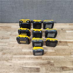 HOUSTON LOCATION - AS - IS DEWALT BATTERY PACK QTY - 10