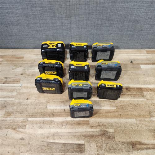 HOUSTON LOCATION - AS - IS DEWALT BATTERY PACK QTY - 10